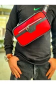 CH101 - Poani Tablet Erkek Çanta SIYAH - KIRMIZI - 3