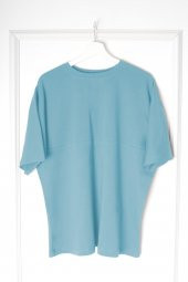Oversize Geniş Salaş Sade TBB002 Gentilbay Basic Turkuaz Tişört - 5