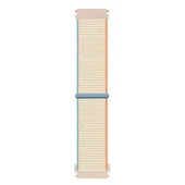 Huawei Watch GT5 46mm GT4 46mm İle Uyumlu Ayarlanabilir Cırt Cırtlı Yumuşak Spor Kumaş Örgü Kordon  Bej thumbnail 4