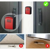 Kırmızı Şifreli Anahtar ve Eşya Saklama Güvenlik Kasası thumbnail 4