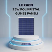 Lexron 25W POLİKRİSTAL GÜNEŞ PANELİ thumbnail 2
