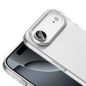 iPhone 17 Air Kılıf Sert Pürüzsüz Şeffaf Droga Kapak thumbnail 3