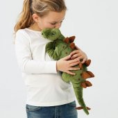 Yumuşak, Peluş Oyuncak 50 cm Yeşil Dinazor Oyuncak Çocuk - 2