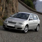 Toyota Corolla HB 2002-2006 Sol Sürücü Tarafı Güneşlik Gri Renk thumbnail 2