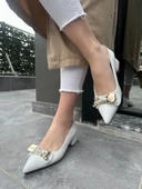 Jies Beyaz Topuklu Ayakkabı thumbnail 2