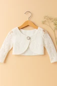 ESİLA KİDS Kız Çocuk Dantel Bolero Kız Çocuk Bolero Özel Gün Kız Çocuk Ceket Modeli 1-11 Yaş thumbnail 1