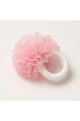 ESİLA KİDS Kız Çocuk Toka Organze Tüllü Ponpon Detaylı Lastikli Saç Toka 2'Li Set thumbnail 9