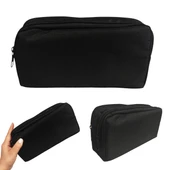 Siyah Kalem Kutusu ( iki Bölmeli ) Çift Gözlü Kalemlik thumbnail 1