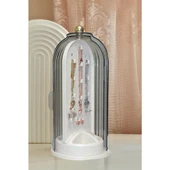 Piev House By House 360 Glow Vitrin Şeffaf Fırçalık Ve Şeffaf Mücevherat Üçlü Set - 4