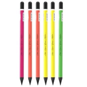 Panda Panpen Neon Serisi Bitmeyen Kurşun Kalem (PAN721) 6 Adet thumbnail 1