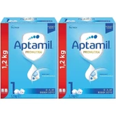 Nutrıcıa Aptamil Pronutra 1200GR Bebek Sütü No:1 (0-6 Ay) Yenidoğan Doğumdan itibaren (2 Li Set) - 1
