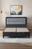 Cennet Yatak Gisele Modeli Full Ortopedik Çift Kişilik Pedli Yataklı Baza ve Başlık Takımı 3 lü Set - 5