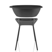 Babyjem Elegant Yenidoğan Bebek Banyo Küvet Seti Siyah thumbnail 4