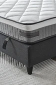 Cennet Yatak Gisele Modeli Full Ortopedik Çift Kişilik Pedli Yataklı Baza ve Başlık Takımı 3 lü Set - 8
