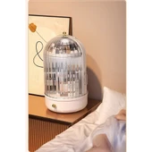 Piev House By House 360 Glow Vitrin Şeffaf Fırçalık Ve Şeffaf Mücevherat Üçlü Set - 2