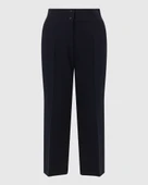 Büyük Beden Çift Düğmeli Bilek Boy Pantolon thumbnail 1