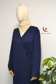 Kadın Yandan Bağlamalı Penye Namaz Elbisesi – 38-48 beden - 3