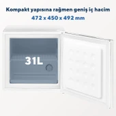KUMTEL 31L MİNİ DONDURUCU HFR-50 - 3