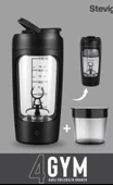 Stevig ST-225 4 Gym Şarj Edilebilir Elektrikli Shaker 650ML Black - 5