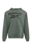 Reebok RI FT BIG LOGO OTH HOOD 101965470 Erkek Sweatshirt Yeşil S-XXL - 6