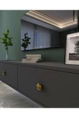 CENEYRA TDA1202A - ZUZU DUVARA MONTAJ TV STAND ANTRASİT-GOLD 120CM - 3