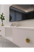 CENEYRA TDA1501AG - ZUZU DUVARA MONTAJ TV STAND ANTRASİT-GOLD 150CM - 7