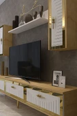 CENEYRA TVR1801A - TUNA TV ÜNİTESİ ANTRASİT GOLD 180CM - 11
