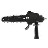 Matkap Uyumlu Zincirli Dal Budama Testeresi Ahşap Sunta MDF Kesme Aparatı Tutma Kollu Zincir Dahil thumbnail 6