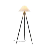 Cosby Siyah-Gold Kaplamalı Tripod Metal 3 Ayaklı Lambader - 2