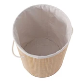 DecoHandy Yuvarlak Bambu Kirli Sepeti - 2