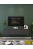 CENEYRA TDA1202A - ZUZU DUVARA MONTAJ TV STAND ANTRASİT-GOLD 120CM - 1