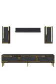 CENEYRA TVR1801A - TUNA TV ÜNİTESİ ANTRASİT GOLD 180CM - 4