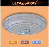 Sıva Üstü Led Panel 45W 49 cm çapında Model Beyaz Saray led avize - 1