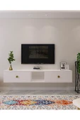 CENEYRA TDA1501AG - ZUZU DUVARA MONTAJ TV STAND ANTRASİT-GOLD 150CM - 5