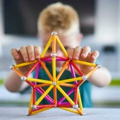 Geomag Classic Manyetik Zeka Oyunu 93 Parça Eğitici Yetenek Geliştiren Oyuncak - 2