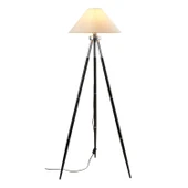 Cosby Siyah-Krom Kaplamalı Tripod Metal 3 Ayaklı Lambader - 4
