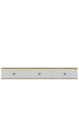 CENEYRA TDA1801AG - ZUZU DUVARA MONTAJ TV STAND ANTRASİT-GOLD 180CM - 12