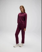 Ellesse EF556-BRD Kadın Bordo Eşofman Altı - 1