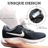 SRTfootcare Metal Vidalı Kilitli Akıllı Elastik Outdoor Ayakkabı Bağcığı Yuvarlak 100cm 1 Çift thumbnail 12