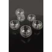 Çift Cidarlı Cam Reçellik 6 Adet thumbnail 1