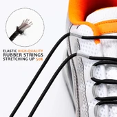 SRTfootcare Metal Vidalı Kilitli Akıllı Elastik Outdoor Ayakkabı Bağcığı Yuvarlak 100cm 1 Çift thumbnail 10