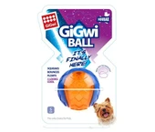 Gigwi Ball Sert Top 5 Cm Şeffaf Renkli Köpek Oyuncağı thumbnail 1