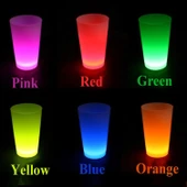 Neon Parti Glow Bardak 1.5 oz Karışık Renk 1 Adet Tekli - 1