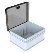 250x300x145 Şeffaf Kapaklı Taban Saclı Pano - 3