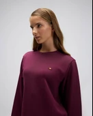 Ellesse EF553-BRD Kadın Bordo Sweat thumbnail 3