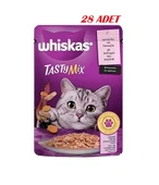 Whiskas Tastymix Somon & Havuçlu Yaş Mama 28 X 85 gr - 1