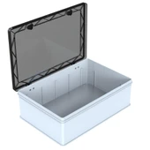 400x600x240 Şeffaf Kapaklı Taban Saclı Pano - 6