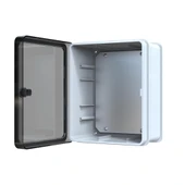 250x300x145 Şeffaf Kapaklı Taban Saclı Pano - 1