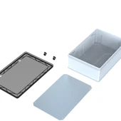 400x600x240 Şeffaf Kapaklı Taban Saclı Pano - 5