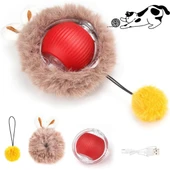 Tüylü Şarjlı Kedi Oyuncağı - 2
